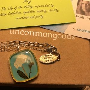 Birth Month Flower Necklace by Uncommon Goods